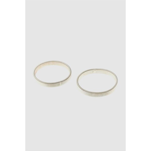 Limehaus Silver Metal Armband Set
