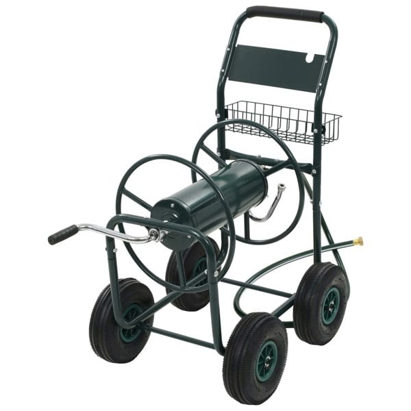 Berkfield Garden Hose Trolley with 1/2" Hose Connector 75 m Steel