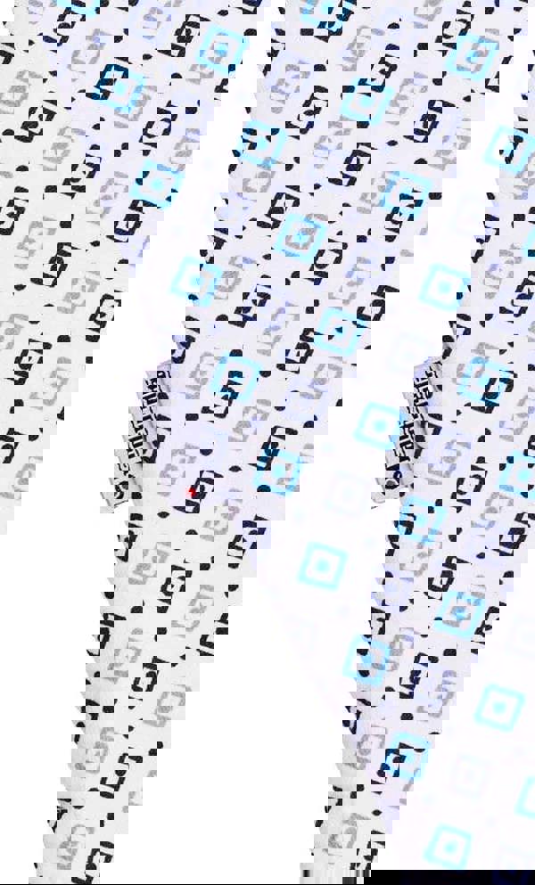 Lambretta All Over Geometric Mens Smart Classic Retro Polo Shirt