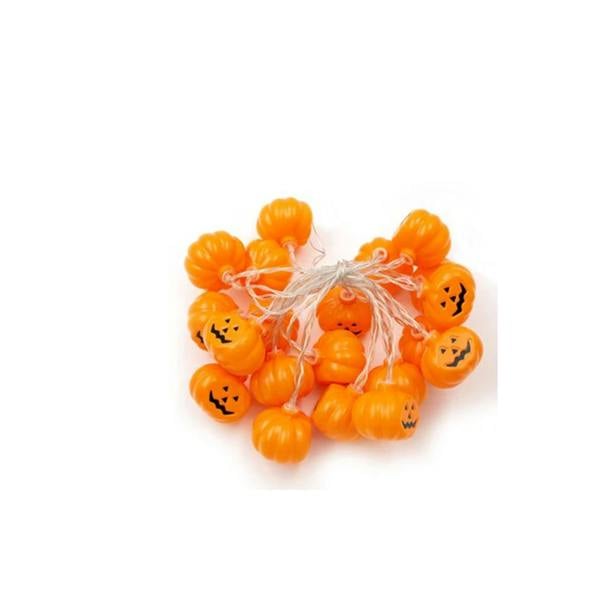 Dragodirect LED Pumpkin String Lights 10 Bulb Halloween Garland