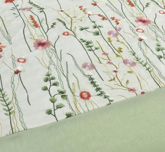 Arabella Green Duvet Cover Set
