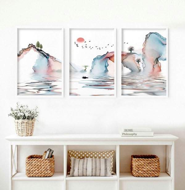 Japan print | set of 3 framed wall art