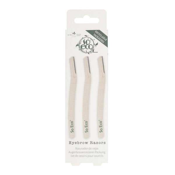 So Eco Eyebrow Razors - 3 Pack