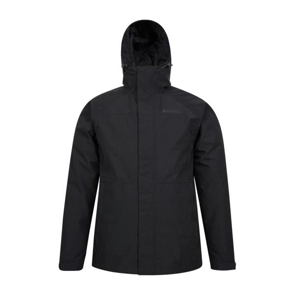 Mountain Warehouse Mens Alaskan 3 In 1 Waterproof Jacket - Black - 
