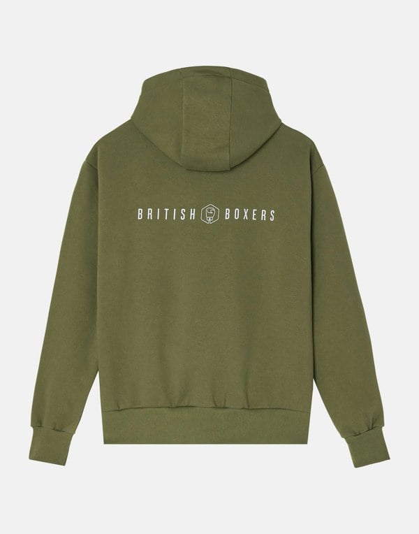 British Boxers Paul Mullin British Boxers Hoodie – Racecourse Green