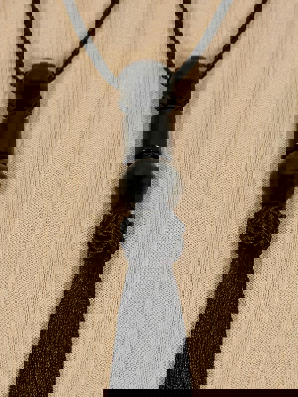 GWD Beth Tassel Necklace Collection, Red, Black and Brown