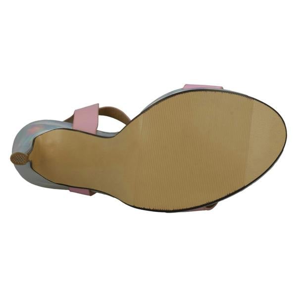 Spot On Ladies Spot On High Heel Mule Sandals F10912