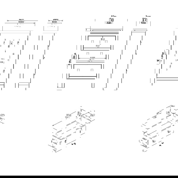 Furniture To Go Barcelona Chest 3 Drawers in Jackson Hickory Oak