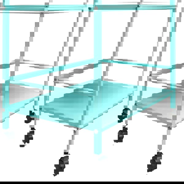 Dorel Home Novogratz Cache Metal Rolling Cart Mint