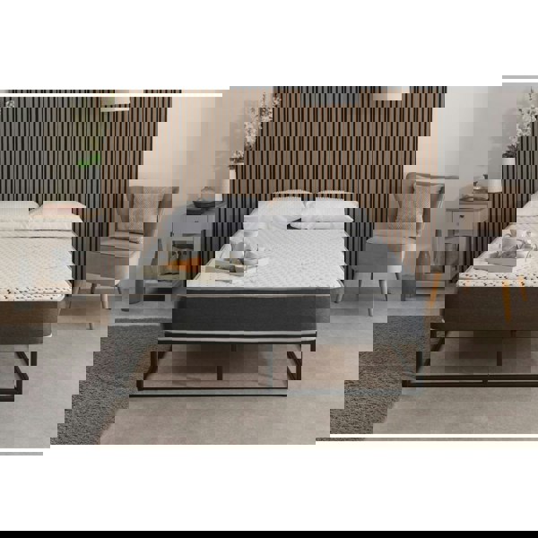 The Foam People Superior Cashmere All Foam Mattress - Plush Memory Foam Comfort