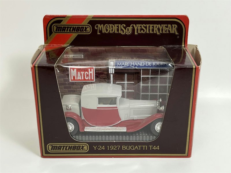 MCSlots Bugatti T44 1927 1:38 Scale Models of Yesteryear Matchbox Y24D S6