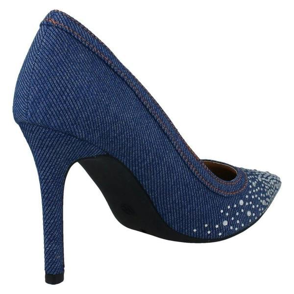 Anne Michelle Ladies Anne Michelle Diamante High Heel Shoes F90120