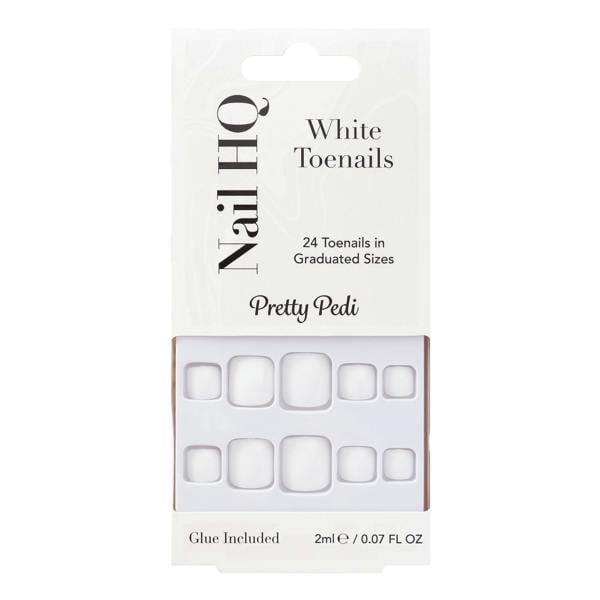 Nail HQ White Toenails (24 Pieces)
