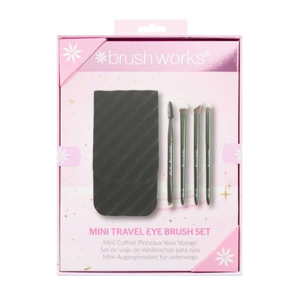 Brushworks Mini Travel Eye Brush Set