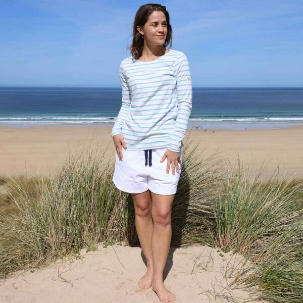 Lazy Jacks LJ97 - Long Sleeve Striped Breton - Peppermint