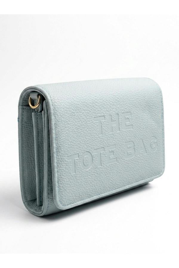 ikrush Constance Pebbled Faux Leather Text Bag