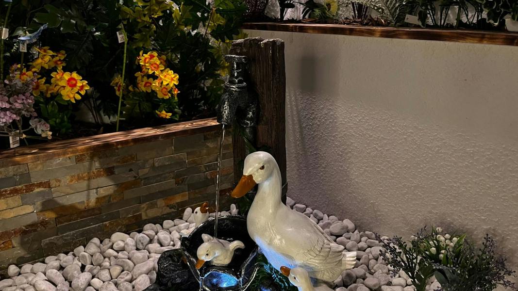 Tranquillity Water Features Duck Family Animal Fountain Water Feature