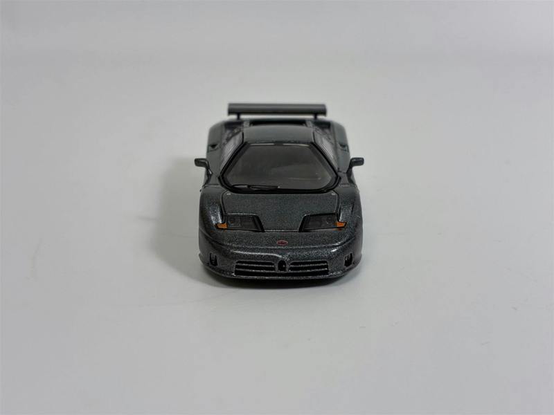 MCSlots Bugatti EB110 Super Sport Grigio Scuro LHD 1:64 Scale Mini GT MGT01002L