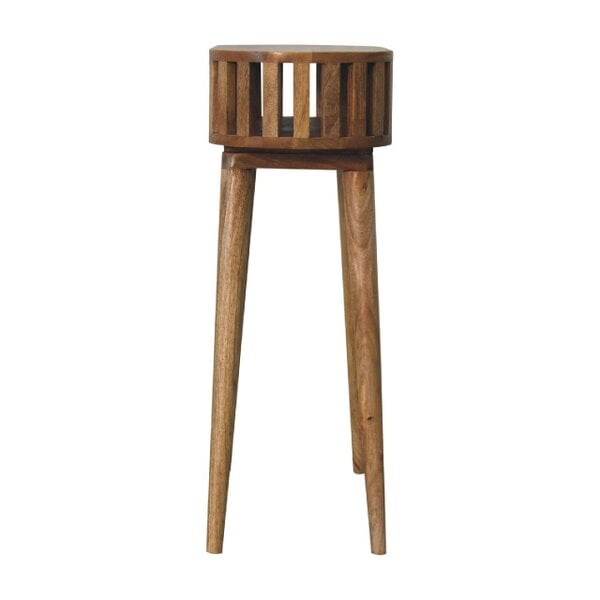 Wyld Haus Kailua Slated Mango Wood Open Console Table