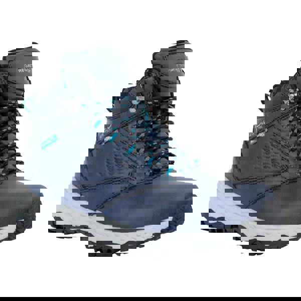 Regatta Womens/Ladies Amble Walking Boots - Navy/Exotic Plume