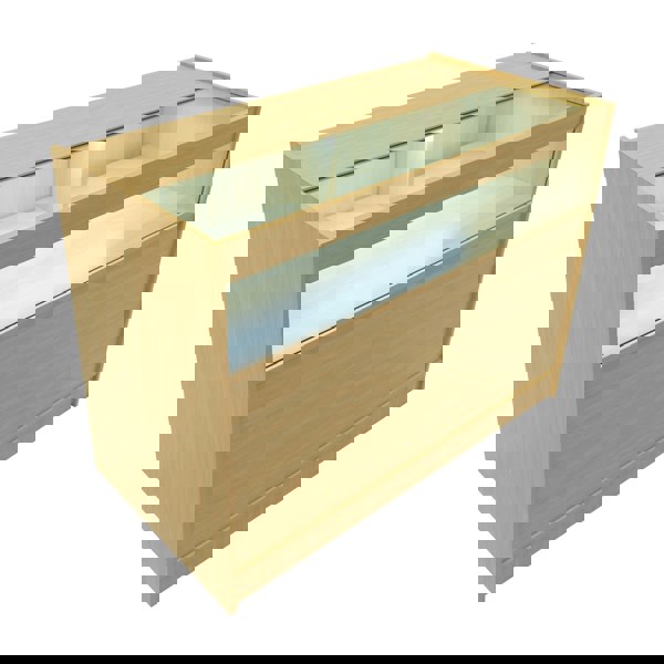 Monstershop LED Retail Shop Counter B1200 - Maple