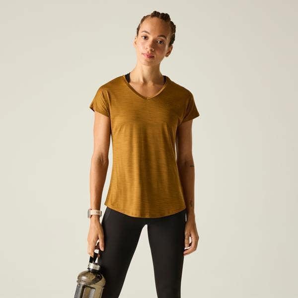 Dare 2B Womens/Ladies Vigilant Active T-Shirt - Dark Cumin