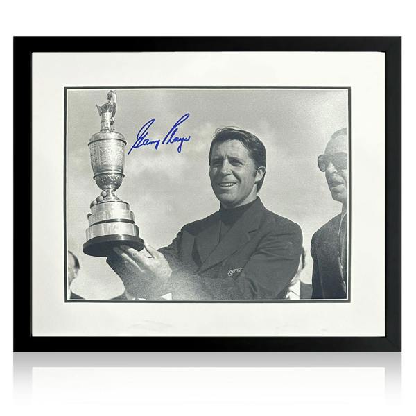 Gary Player Signed 16x12 Image Deluxe Mount Frame