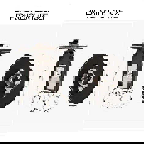 Roland Side Table with Book Storage, Black-Rit Concept-Rit Concept