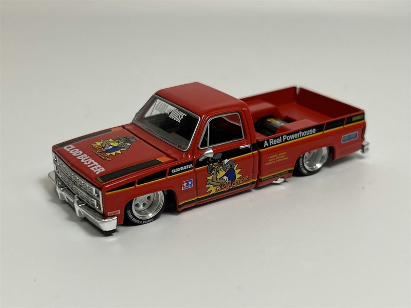 Mini GT Chevrolet Silverado Tamiya x Kaido House Clod Buster 1:64 Scale KHMG130