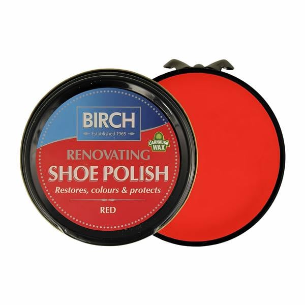 BIRCH Renovating Shoe Polish - Restores Colour and Nourishes Leather 50ml