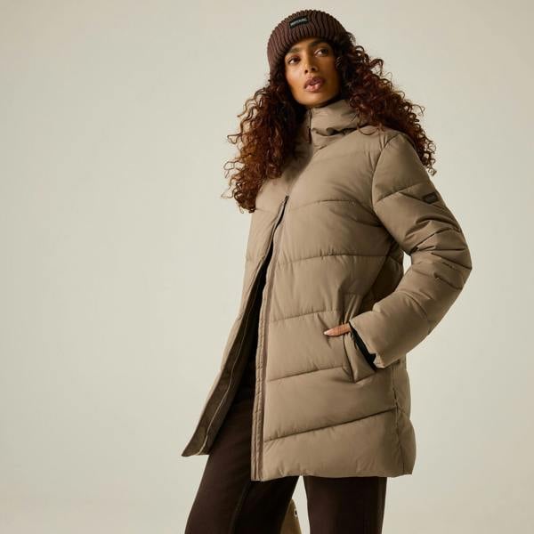 Regatta Womens/Ladies Faye Padded Jacket - Mocha - Mocha - 100% Mixed