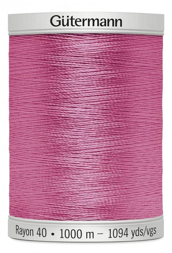 Gutermann No 40 Sulky Rayon Embroidery Thread 1000m Rayon Thread Suitable For Embroidery