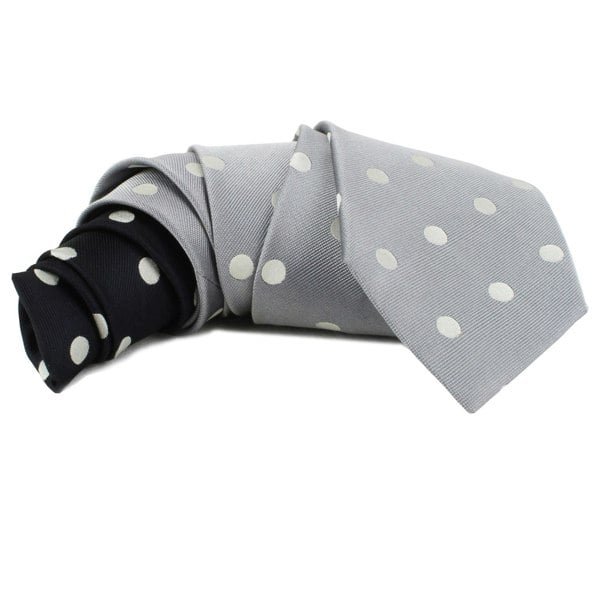 Paul Smith twill silk tie in a dot pattern