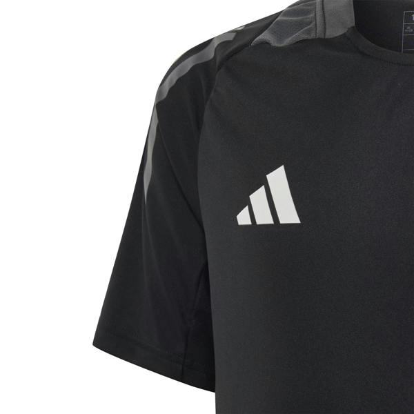 Adidas Childrens/Kids Tiro 24 T-Shirt - Black/Dark Grey - 