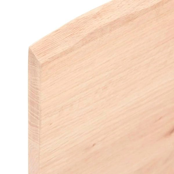 Berkfield Bathroom Countertop 100x60x2 cm Untreated Solid Wood