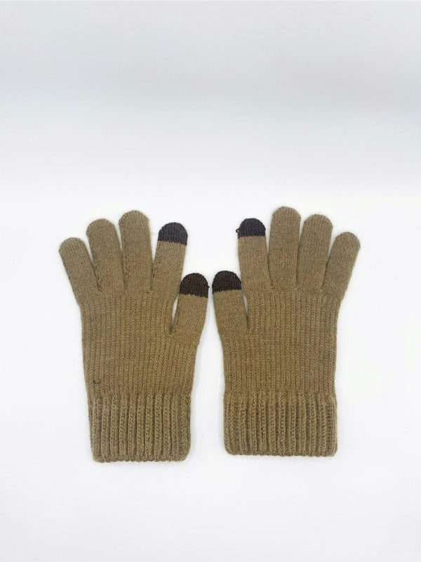 SVNX Ribbed Knitted Gloves