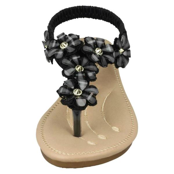 Savannah Ladies Savannah Mid Wedge Toepost Sandals