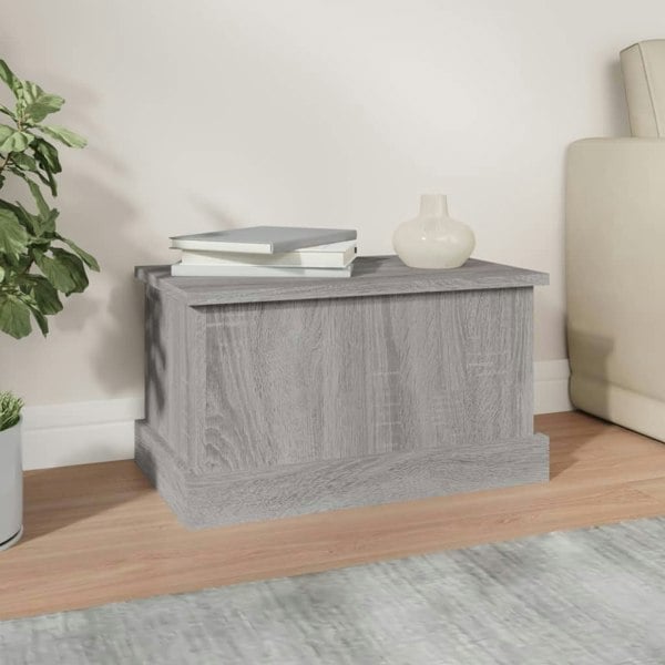 Berkfield Storage Box Grey Sonoma 50x30x28 cm Engineered Wood