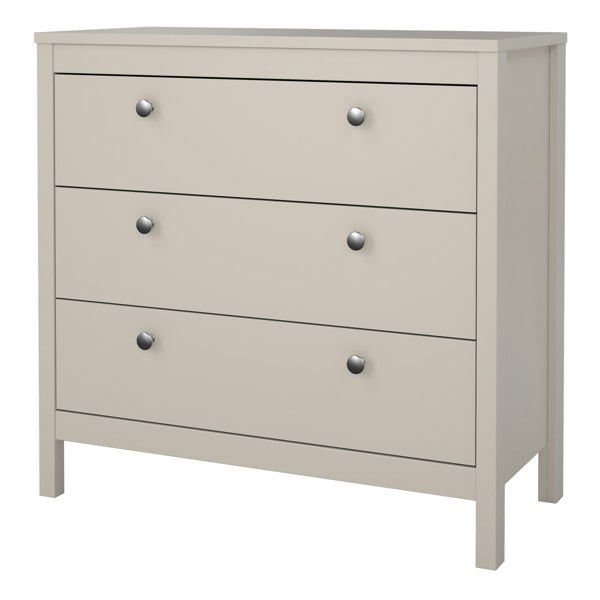 Furniture To Go Madrid Chest 3 Drawers in Cashmere