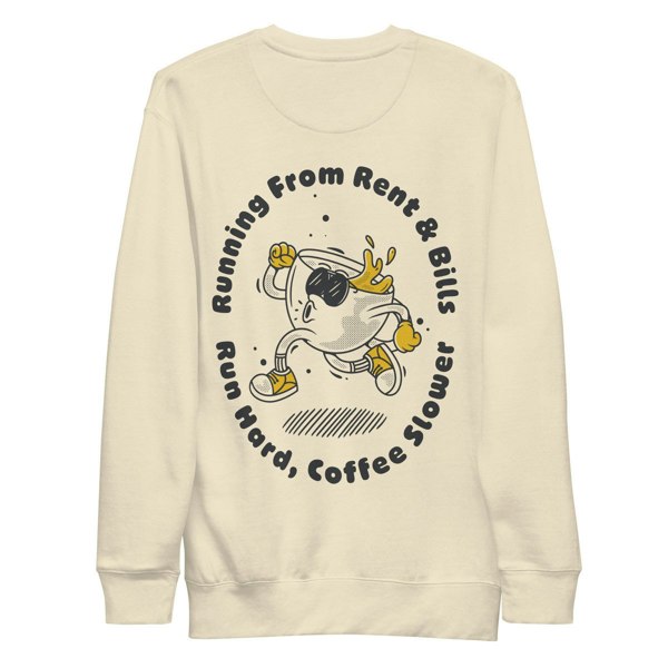 ANCHOR & CREW x GUSTATORY Coffee Over Bills Cotton Blend Embroidered Sweatshirt