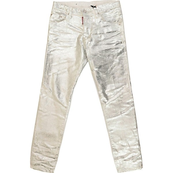 Dsquared2 Mens 5 Pockets In Silver