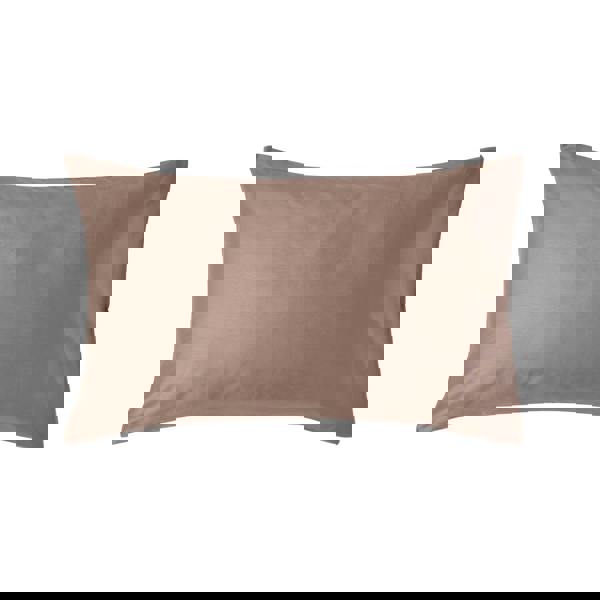 HOMESCAPES Organic 400 TC Egyptian Cotton Sateen Housewife Pillowcase, Standard Size