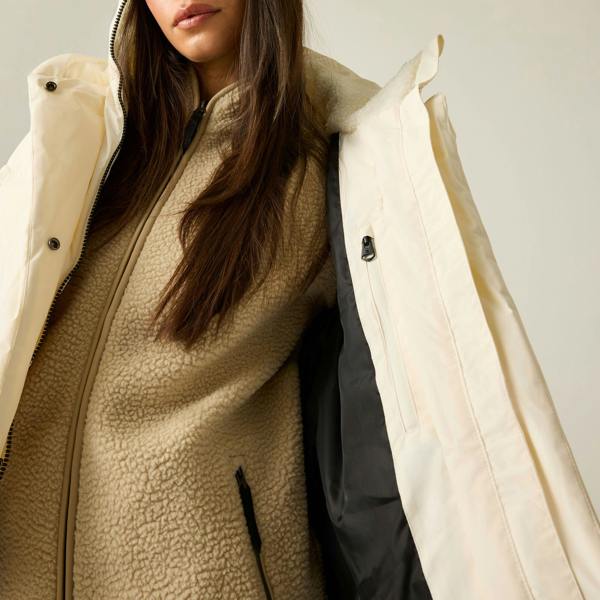 Dare 2B Womens/Ladies Lustre Padded Jacket - White Pepper - White Pepper - 100% Recycled Polyester
