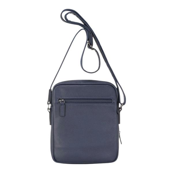 Infinity Leather Genuine Leather Vintage Messenger Crossbody Travel Bag - Hawthrone