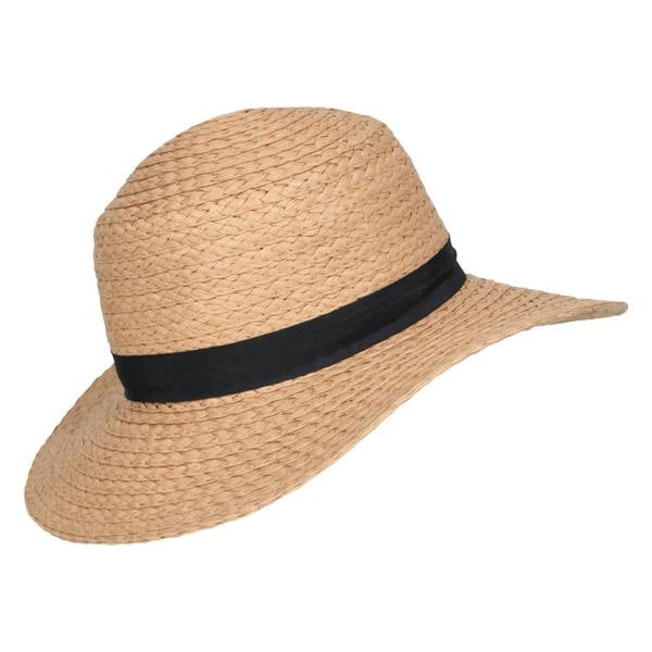 Mountain Warehouse Womens/Ladies Straw Wide Brim Sun Hat - Beige - 
