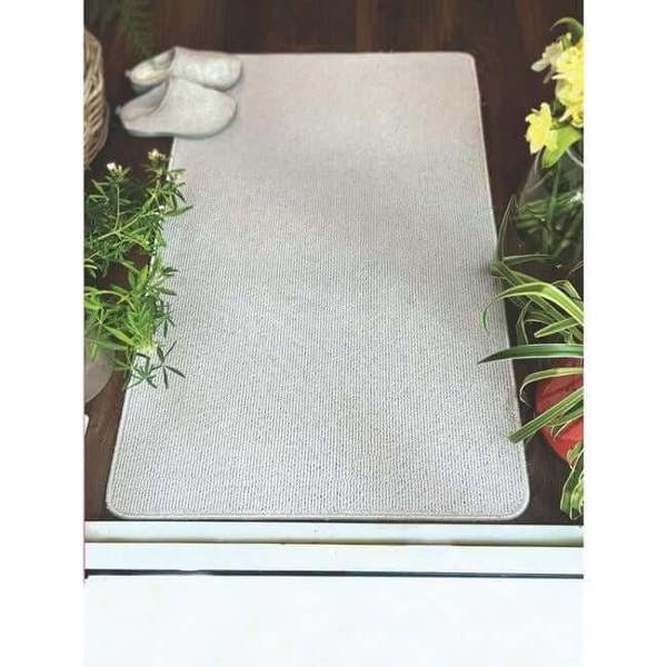The Rugs Washable Mat & Runners: Durable Plain Design