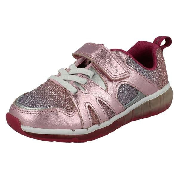 Clarks Girls Clarks GloMove Trainers Spark Sparky