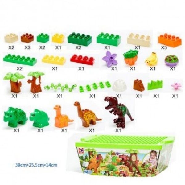 Leaper Dinosaur Assembling Building Blocks