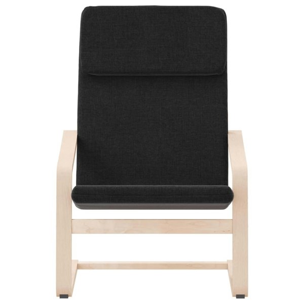 Berkfield Relaxing Chair Black Fabric