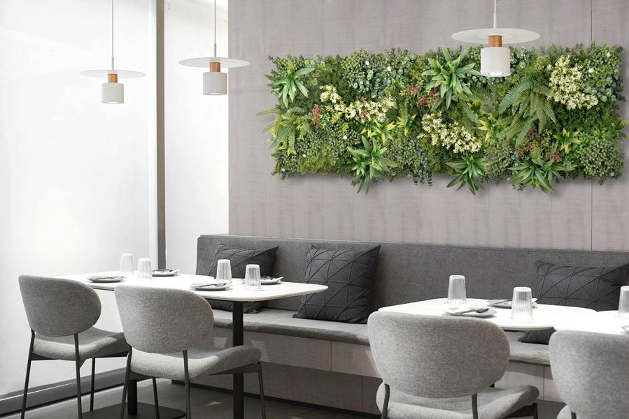 Combo of 3 Aurora Premium Artificial Green Wall Panels 50cm x 50cm